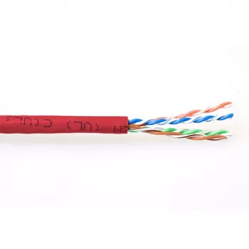 ACT CAT6 U/UTP vytos vytos jungties kabelis raudonas 305 m, 305 m, Cat6, Raudona