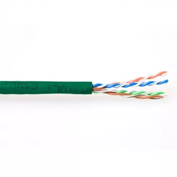 ACT CAT6 U/UTP vytos poros komutacinis kabelis, žalias, 305 m, Cat6, Žalias