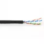 ACT CAT6 U/UTP vytos poros kabelis juodas 305 m, 305 m, Cat6, Juoda