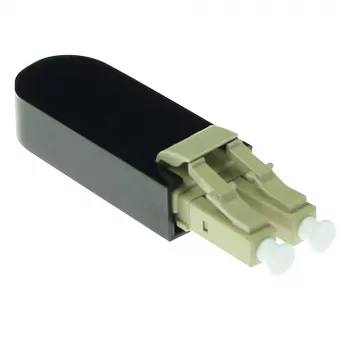 ACT šviesolaidinis LC kilpinis adapteris daugiamodis 850 nm, LC, juodas, RoSH, -40–75 °C, 40 x 12,4 x 8,6 mm, 40 mm