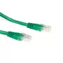 ACT žalias 1 metro U/UTP CAT6A komutacinis kabelis su RJ45 jungtimis