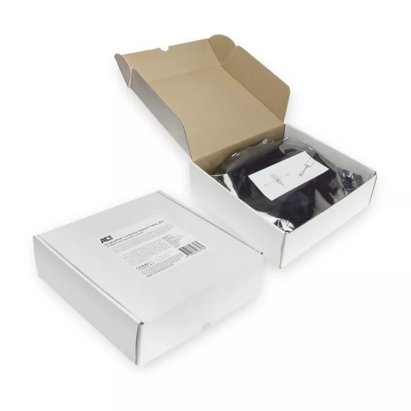 ACT 20 metrų DisplayPort 1.4 aktyvus optinis kabelis 8K su nuimama jungtimi