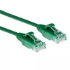 ACT Green 10 metrų LSZH U/UTP CAT6 duomenų centro plonas komutacinis kabelis su apsauga nuo užkliuvimo ir RJ45 jungtimis