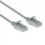 ACT pilkas 0,15 metro LSZH U/UTP CAT6 duomenų centro plonas pataisymo kabelis be užkliuvimo su RJ45 jungtimis