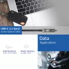 ACT USB-C 3.2 Gen2 Active Optical kabelis (AOC), jutikliniams ekranams, vaizdui, duomenims, maitinimui, 5 m