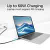 ACT USB 3.0 10Gbps 60W USB Type-C laidas, 1 metras, 1 m, USB C, USB C, USB 3.2 Gen 2 (3.1 Gen 2), 10 Gbit/s, juodas