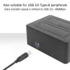 ACT USB-C patelė į USB-B 2.0 spausdintuvo adapterio kabelis 0,2 m
