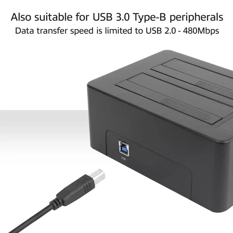 ACT USB-C patelė į USB-B 2.0 spausdintuvo adapterio kabelis 0,2 m