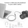 ACT USB Type-C lizdas į USB micro B 2.0 kištuką adapterio laidas 0,2 m