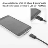 ACT USB Type-C lizdas į USB micro B 2.0 kištuką adapterio laidas 0,2 m