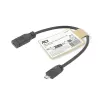 ACT USB Type-C lizdas į USB micro B 2.0 kištuką adapterio laidas 0,2 m