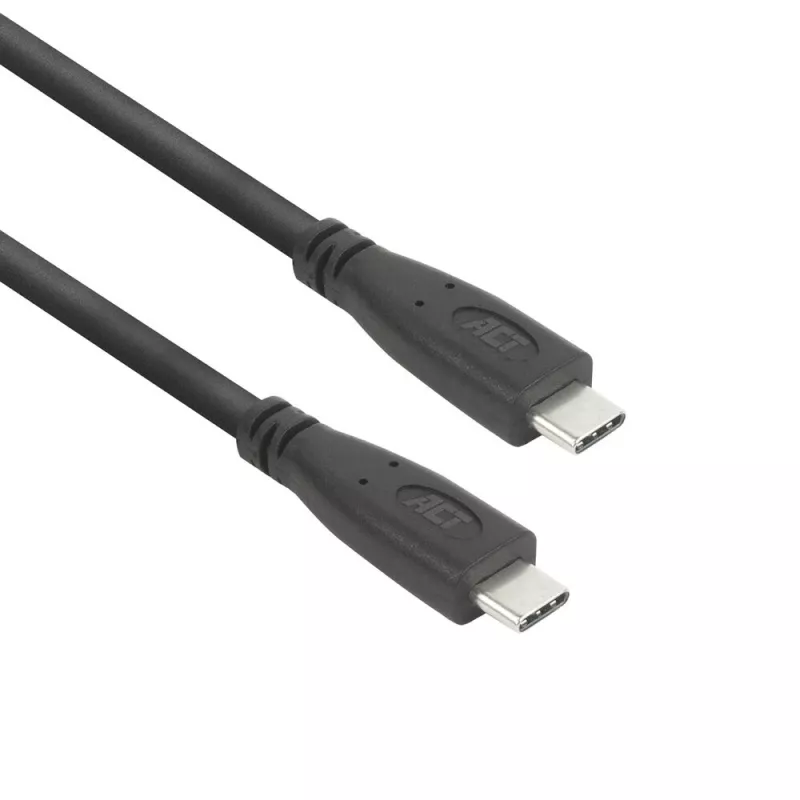ACT AC7445 USB laidas USB 3.2 Gen 2 (3.1 Gen 2) 5 m USB C 10 Gbit/s 60 W Juodas