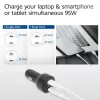 ACT 2 prievadų USB-C greitasis automobilinis įkroviklis 95 W su Power Delivery PPS, Quick Charge ir GaNFast