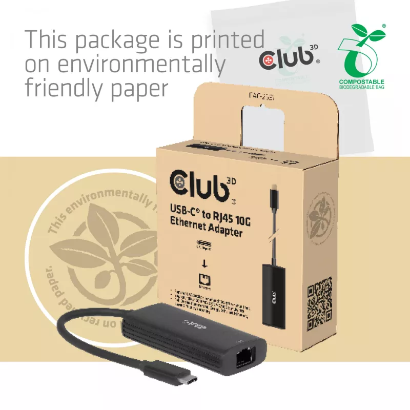 CLUB3D CAC-2531 nešiojamojo kompiuterio dokas / prievadų daugiklis Laidinis USB 3.2 Gen 1 (3.1 Gen 1) Type-C Juoda