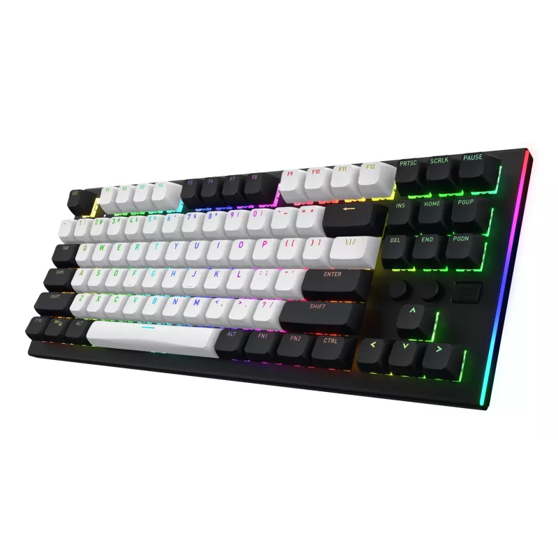HATOR Gravity TKL klaviatūra Žaidimų USB QWERTY JAV anglų Juoda