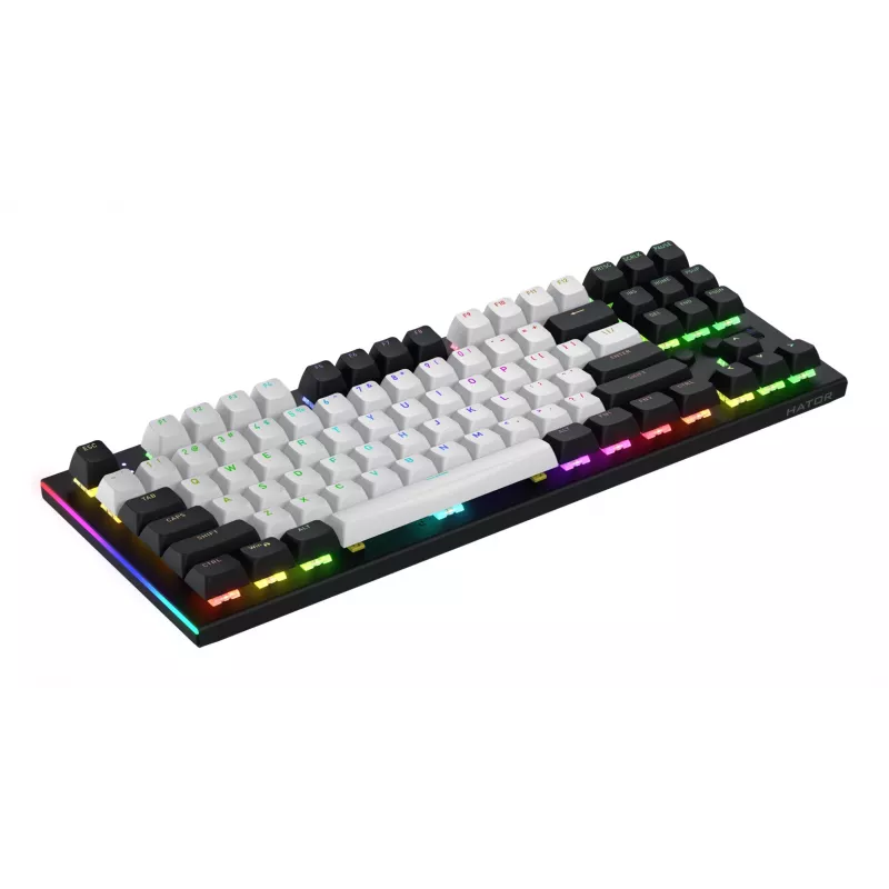 HATOR Gravity TKL klaviatūra Žaidimų USB QWERTY JAV anglų Juoda