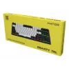 HATOR Gravity TKL klaviatūra Žaidimų USB QWERTY JAV anglų Juoda