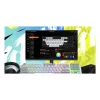 HATOR Gravity TKL klaviatūra Žaidimų USB QWERTY JAV anglų Juoda
