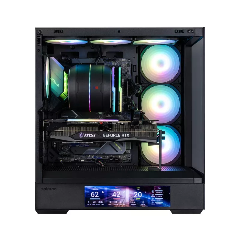 Zalman P40 DS Juoda Midi Tower