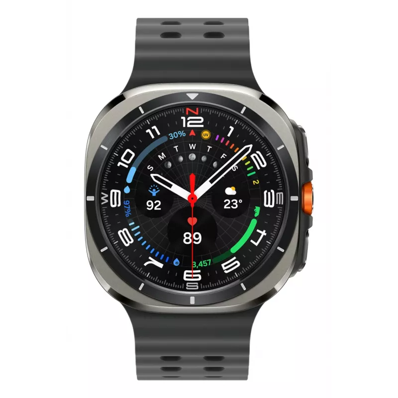 Samsung Galaxy Watch Ultra 3.81 cm (1.5 colio) AMOLED 47 mm Skaitmeninis 480 x 480 pikselių Jutiklinis ekranas 4G Sidabrinis Wi-Fi GPS (palydovinis)