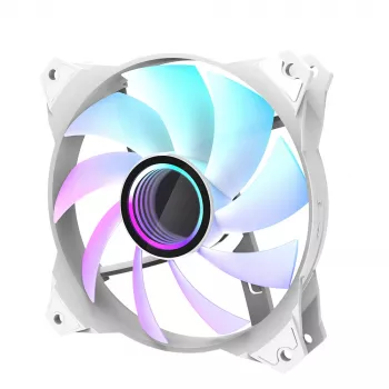 Zalman ZM-IF120 WH kompiuterio aušinimo sistema Kompiuterio korpuso ventiliatorius 12 cm Baltas