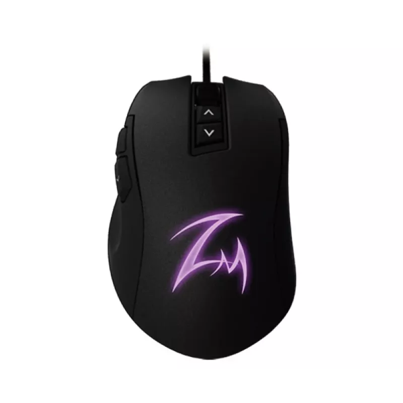 Zalman ZM-GM7 pelė, žaidimams, dešiniarankiams, USB Type-A, mėlynas LED, 12000 DPI