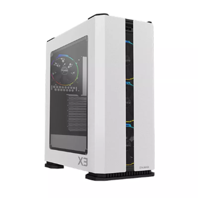 Zalman X3 WHITE kompiuterio korpusas Midi Tower