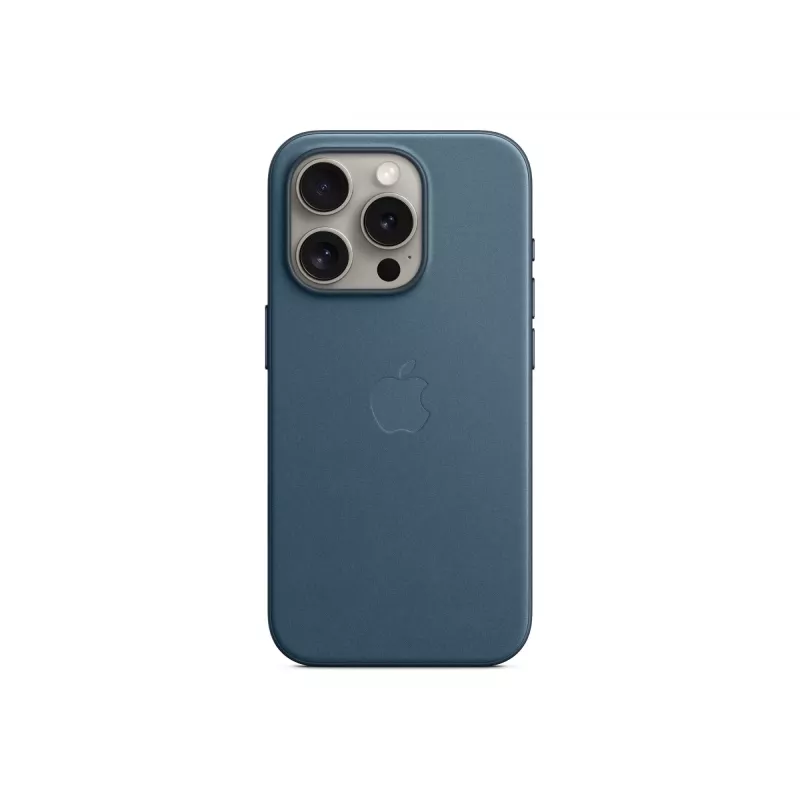 Apple iPhone 15 Pro FineWoven dėklas su MagSafe - Pacific Blue (MT4Q3ZM/A)
