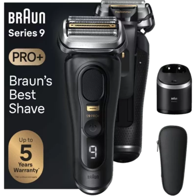 Braun Series 9 Pro+ 9577cc Wet & Dry elektrinė barzdaskutė - Sidabrinė