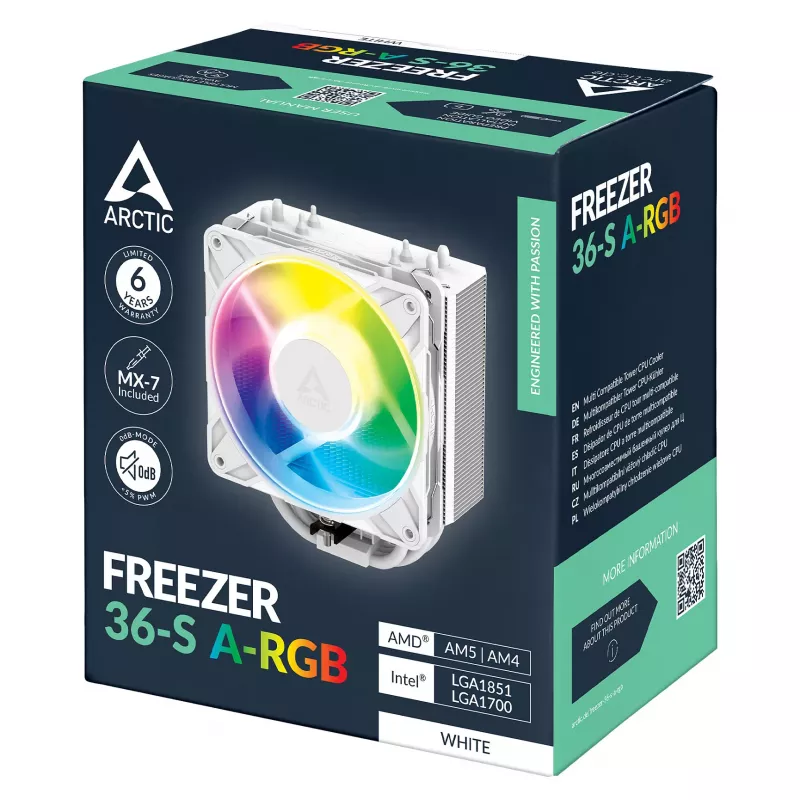 ARCTIC Freezer 36-S A-RGB procesoriaus aušintuvas - Balta