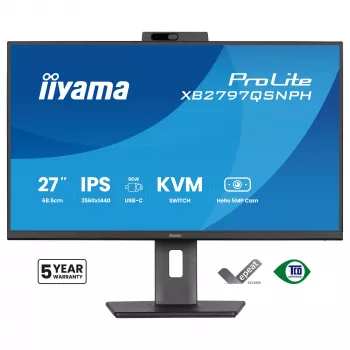 iiyama ProLite XB2797QSNPH-B1 27 inch QHD IPS 75Hz monitorius