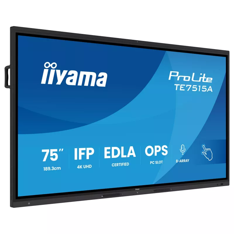 iiyama ProLite TE7515A-B2AG 75 inch 4K interaktyvus jutiklinis ekranas