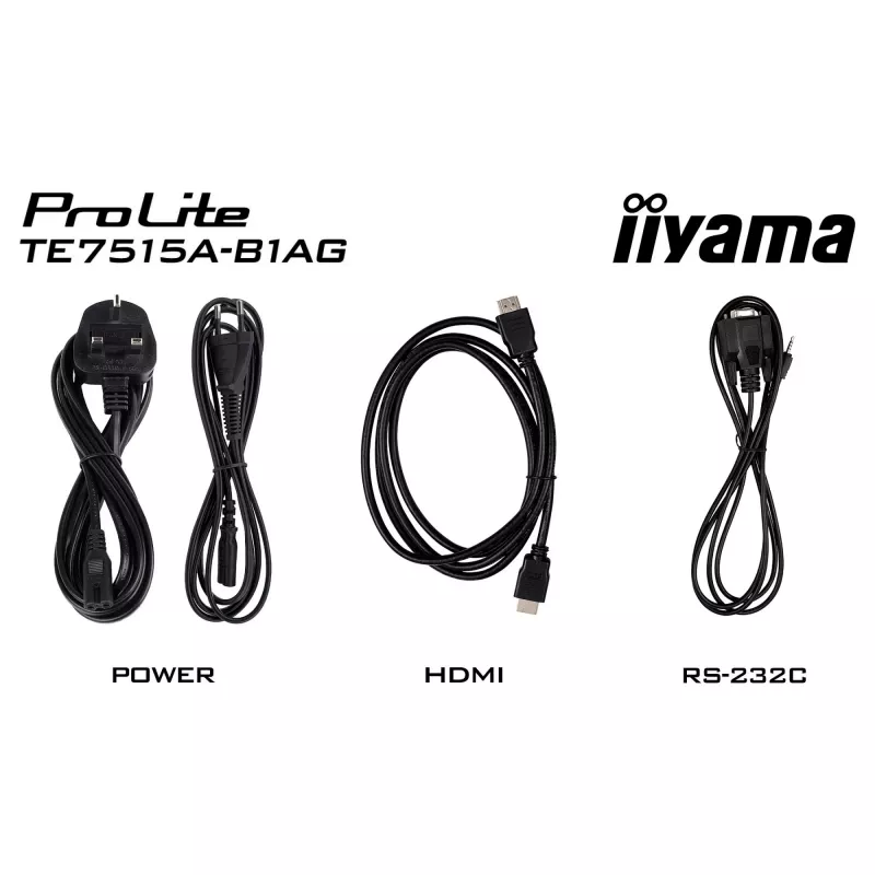 iiyama ProLite TE7515A-B2AG 75 inch 4K interaktyvus jutiklinis ekranas