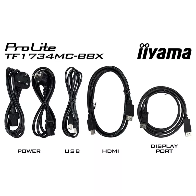 iiyama ProLite TF1734MC-B8X 17 inch SXGA atviro rėmo jutiklinis monitorius