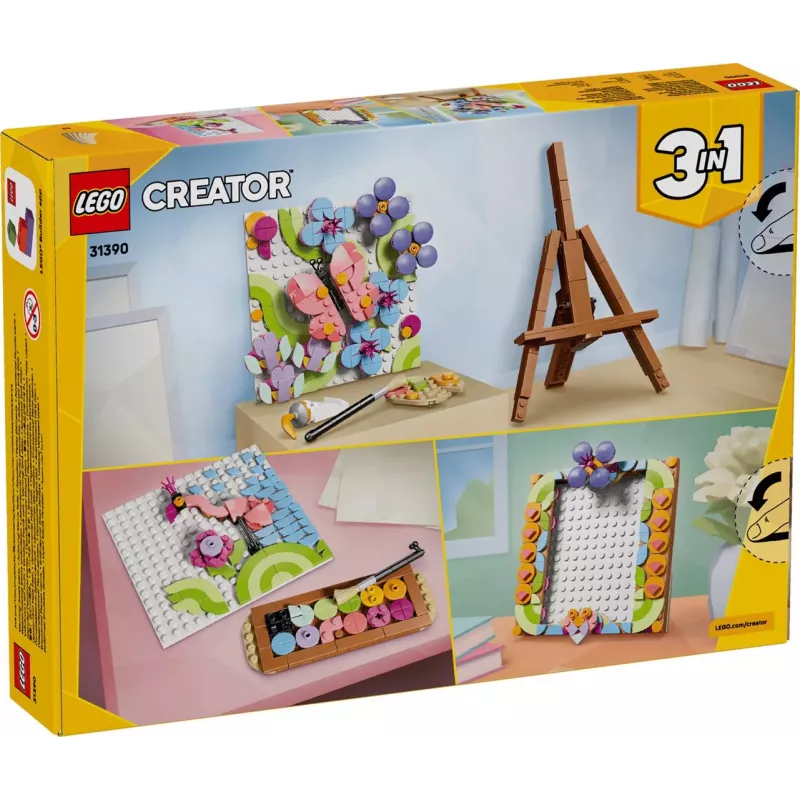 LEGO Creator 3-in-1 31390 Gėlių meno dekoras (348 d.)