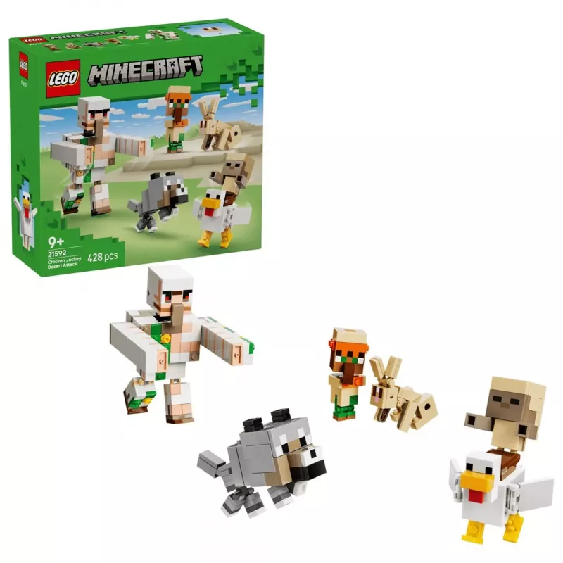 LEGO Minecraft 21592 Vištos jojiko dykumos ataka (428 d.)