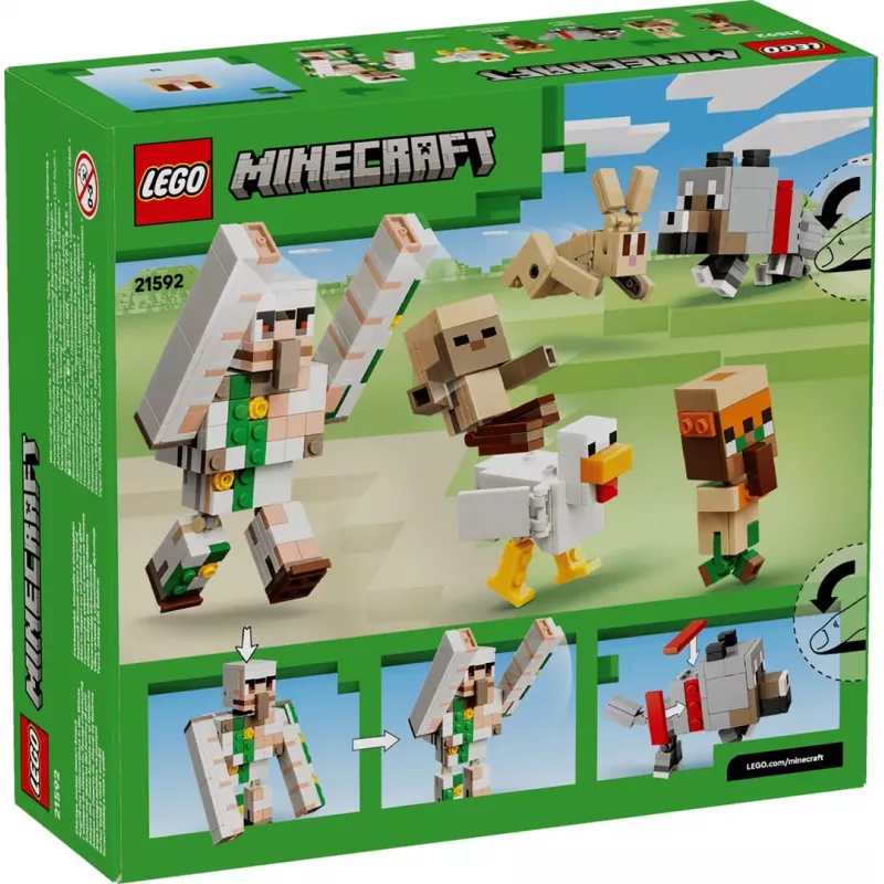 LEGO Minecraft 21592 Vištos jojiko dykumos ataka (428 d.)