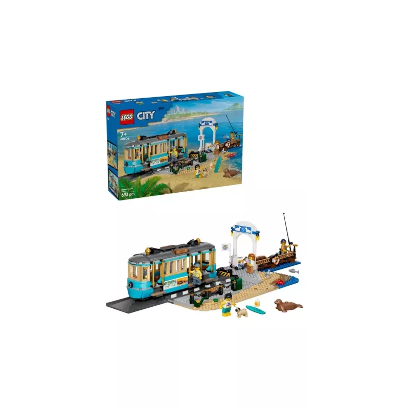 LEGO City 60506 Klasikinis paplūdimio tramvajus (693 d.)