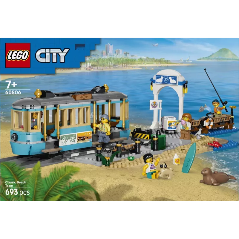 LEGO City 60506 Klasikinis paplūdimio tramvajus (693 d.)
