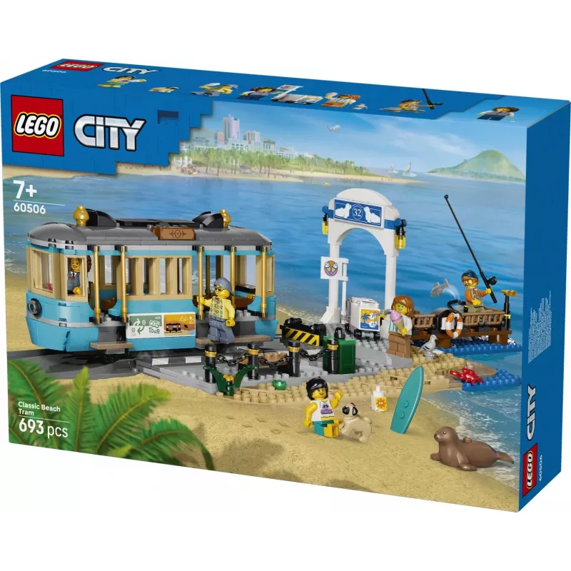 LEGO City 60506 Klasikinis paplūdimio tramvajus (693 d.)