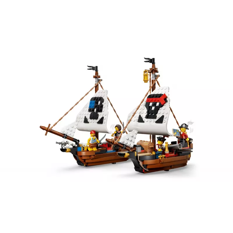 LEGO Creator 3-in-1 31387 Ikoniškas piratų laivas (1074 d.)