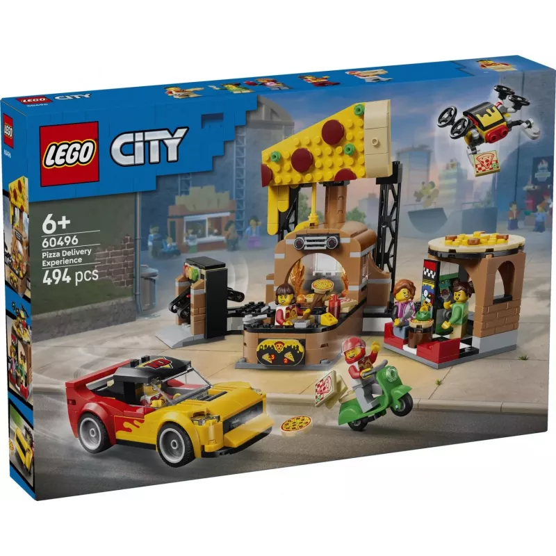 LEGO City 60496 Picos pristatymo patirtis su transportu (494 d.)