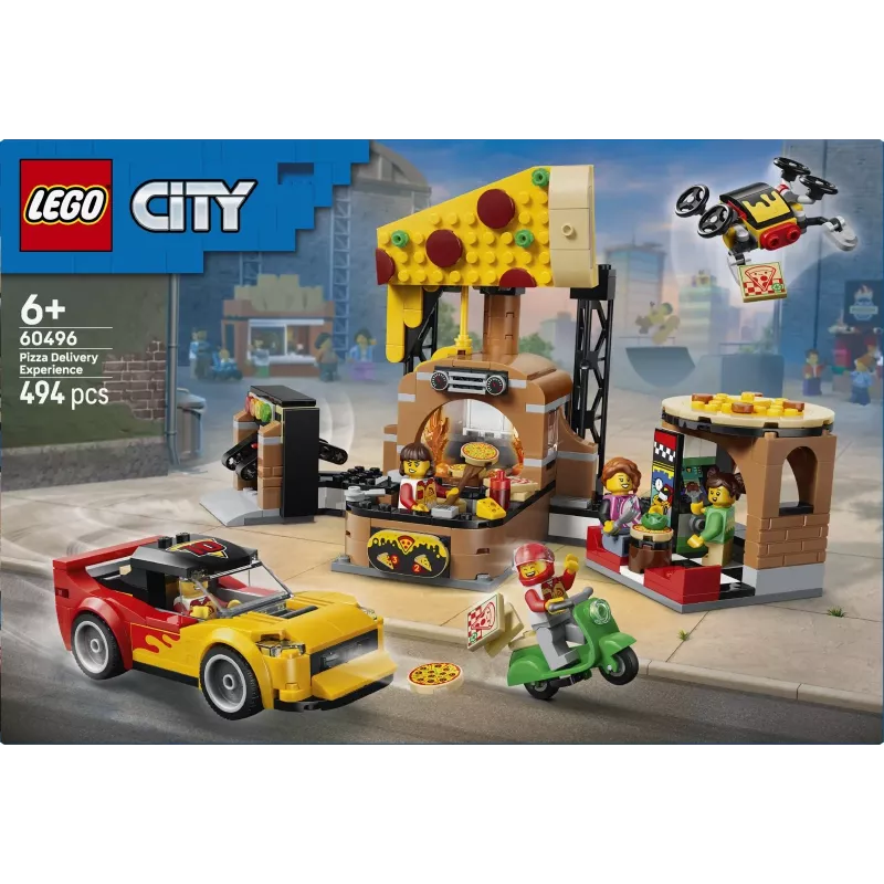 LEGO City 60496 Picos pristatymo patirtis su transportu (494 d.)