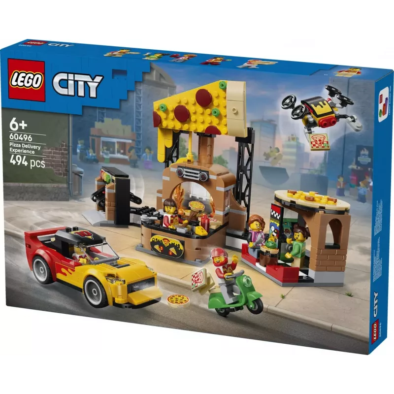 LEGO City 60496 Picos pristatymo patirtis su transportu (494 d.)