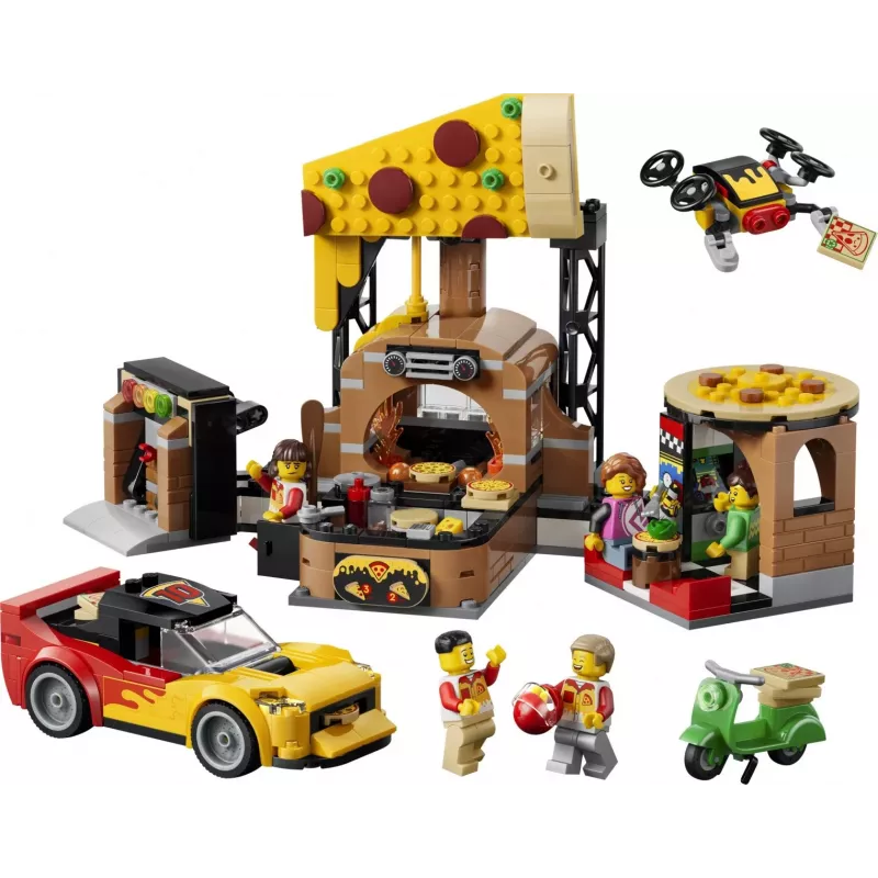 LEGO City 60496 Picos pristatymo patirtis su transportu (494 d.)