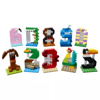 LEGO 40807 Gimtadienio skaičiai - gyvūnų tortų dekoracijos (281 d.)