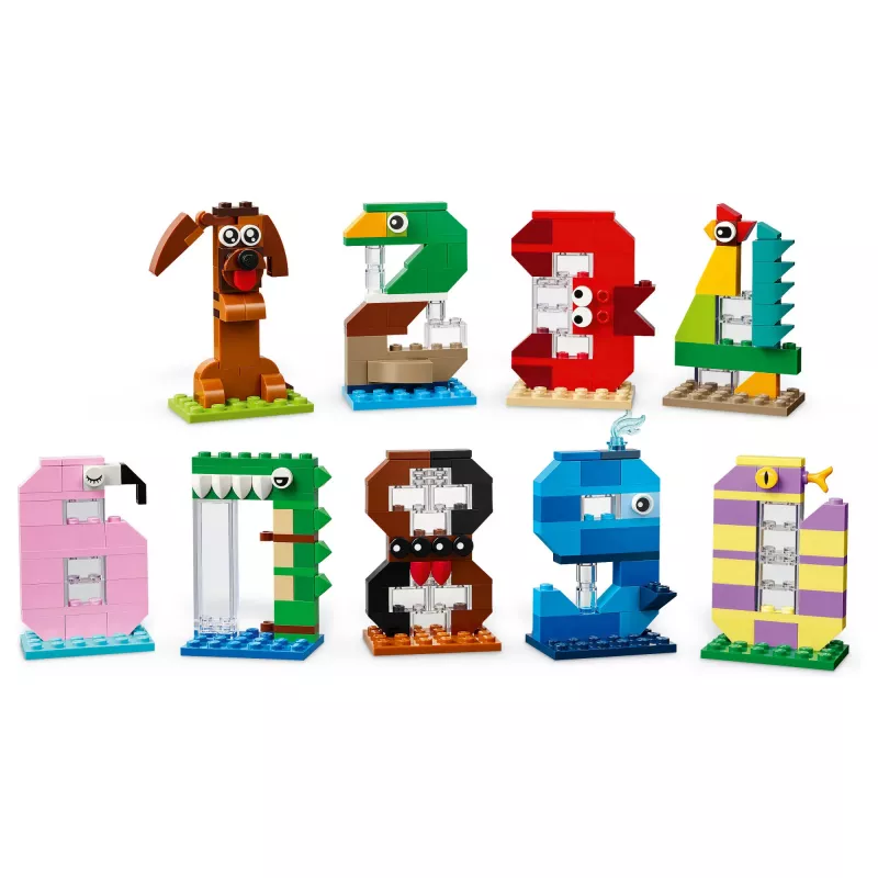 LEGO 40807 Gimtadienio skaičiai - gyvūnų tortų dekoracijos (281 d.)