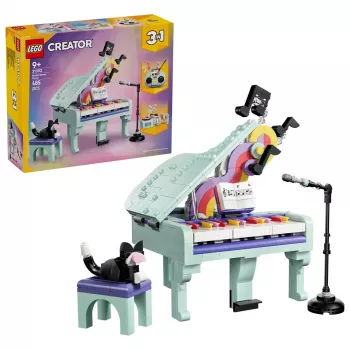 LEGO Creator 3-in-1 31392 Muzikinis pianinas su kate (485 d.)