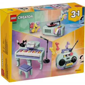 LEGO Creator 3-in-1 31392 Muzikinis pianinas su kate (485 d.)