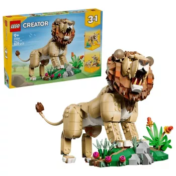 LEGO Creator 3-in-1 31386 Laukiniai gyvūnai: Didingas liūtas (839 d.)